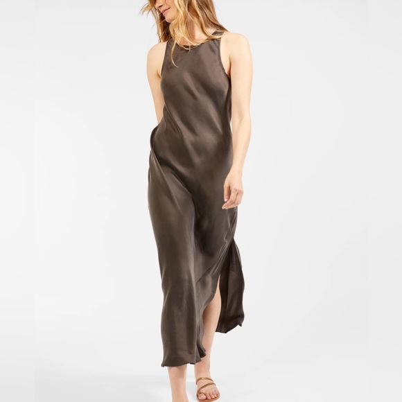 Outerknown Ellison Midi Slip Dress NWT Size XL - Picture 3 of 7